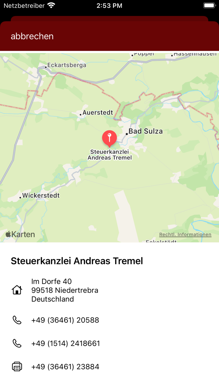 Belegtransfer StB Tremel