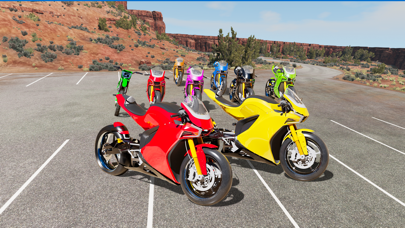 Superhero Moto Stunts Racing screenshot 1