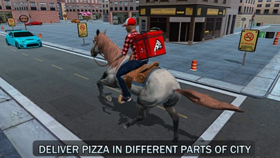 Mounted Horse Rider Pizza Screenshot