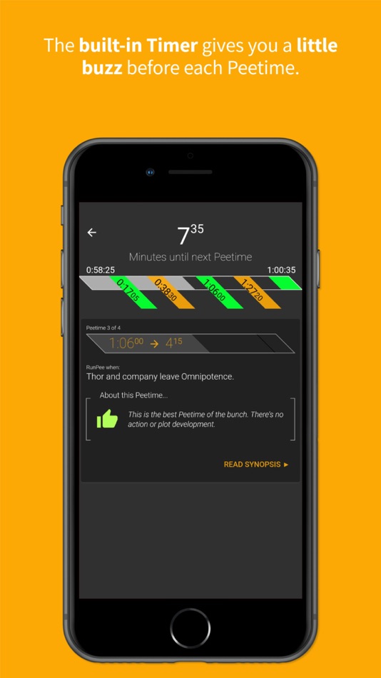 #3. RunPee (iOS) By: polyGeek