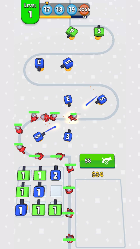 #4. Merge Battle 3D! (iOS) 由: Serenico Labs