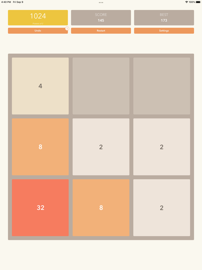 2048 Number Puzzle Game 