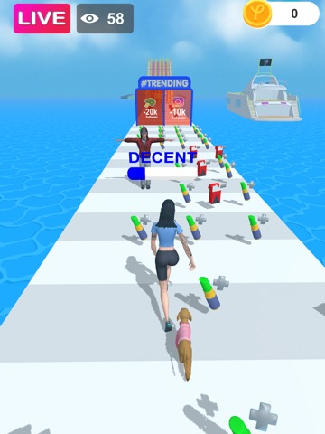 Twerk Streamer 3D - Race Gameのおすすめ画像2