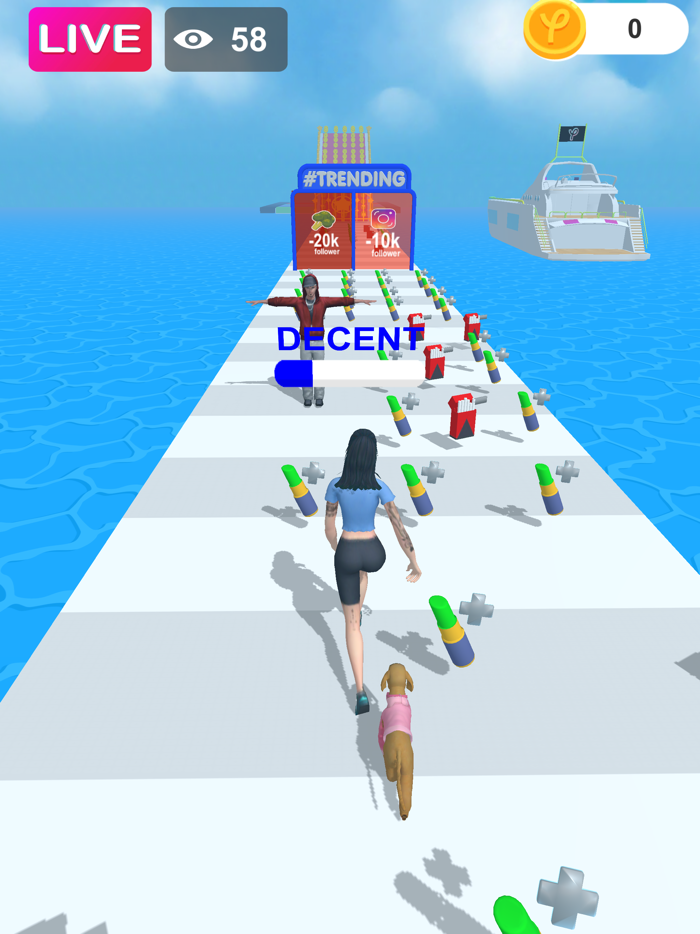 Twerk Streamer 3D - Race Game
