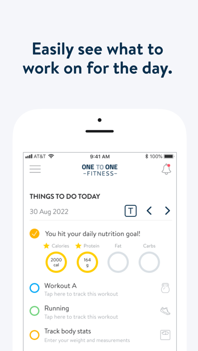 One to One Fitness Center Screenshot