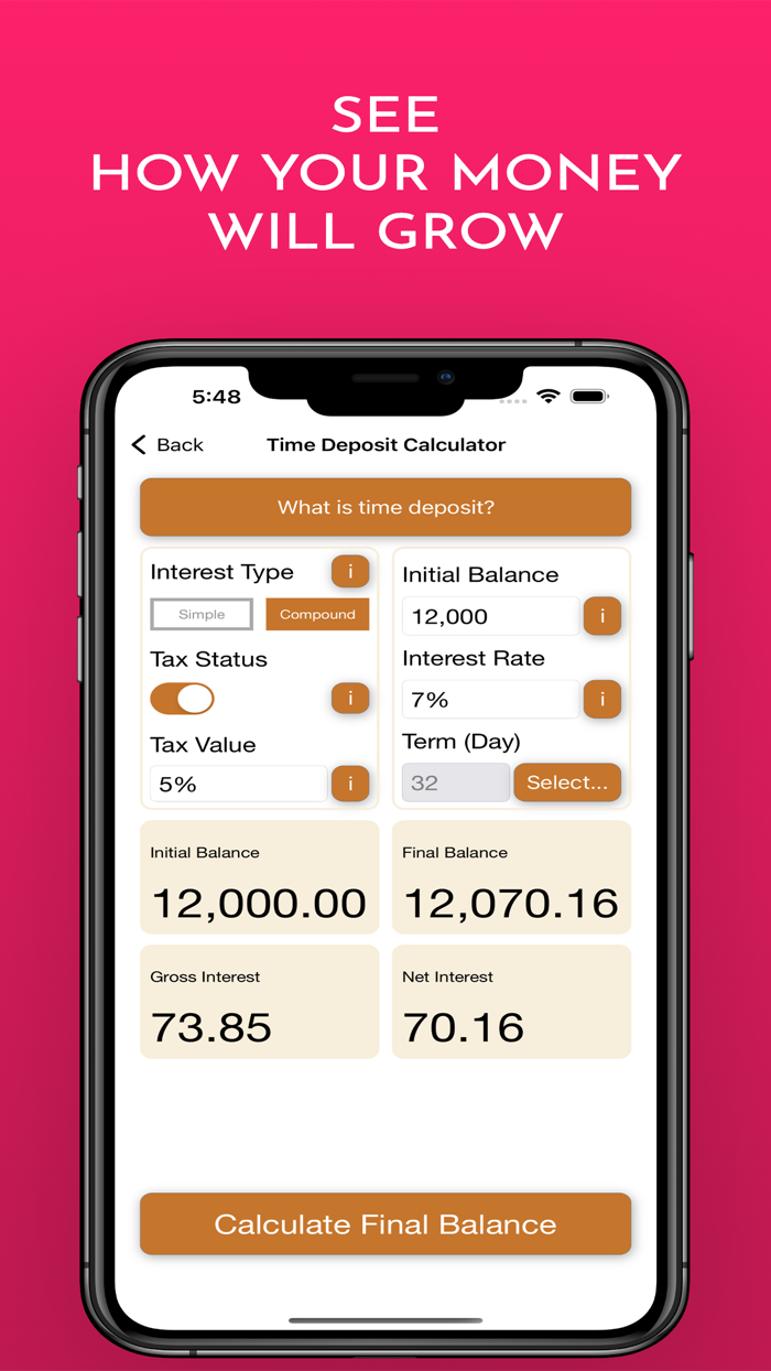 Easy Financial Calculator