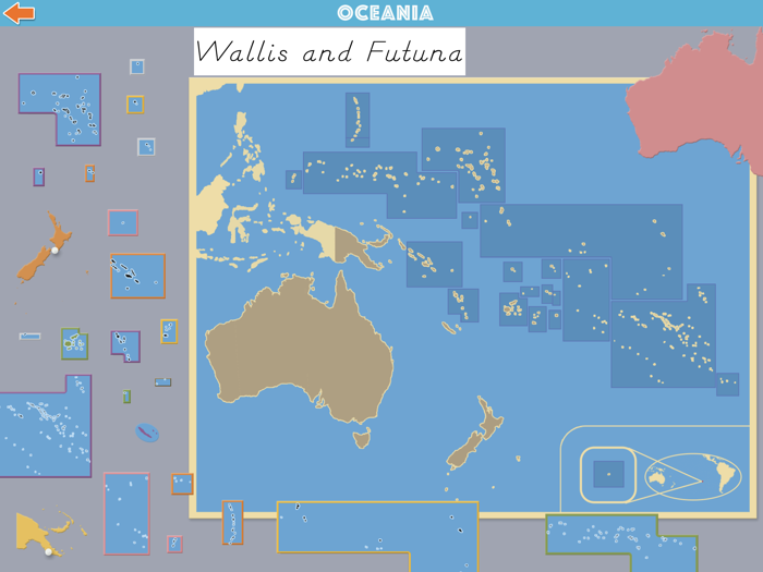 Oceania - Montessori Geography