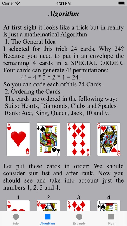 24 Cards Trick
