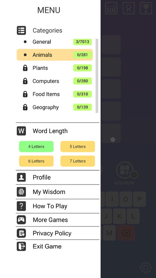 #4. Word Guess Legend-Word Puzzle (iOS) By: Athmin Game Studio