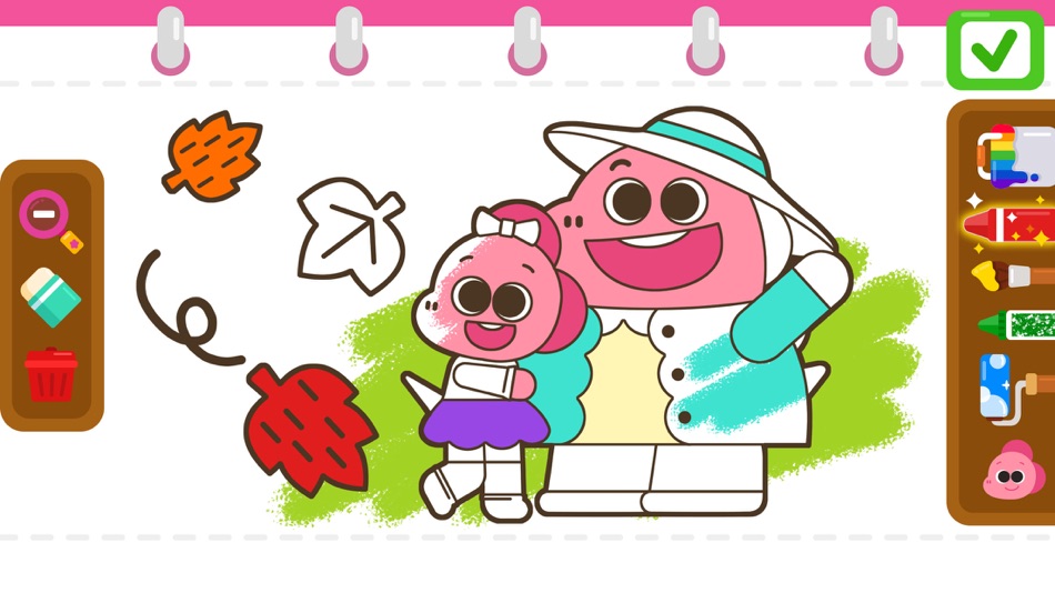 #4. Cocobi Coloring & Games (iOS) By: KIGLE Inc.