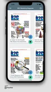 b2c marketing magazine iphone screenshot 1