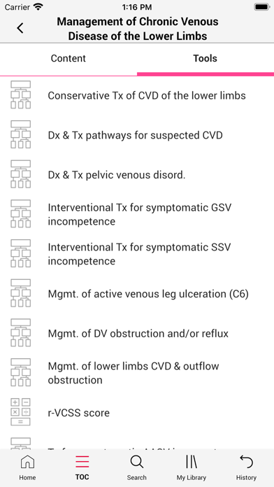 ESVS Clinical Guidelines Screenshot