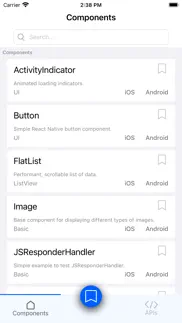 react native fabric components iphone screenshot 2