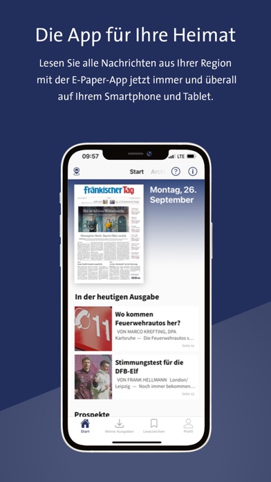 Fränkischer Tag E-Paper Screenshot