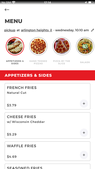 Garibaldi's iPhone screenshot 3 - Food & Drink app