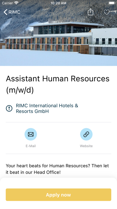 RIMC Hotels & Resorts Screenshot