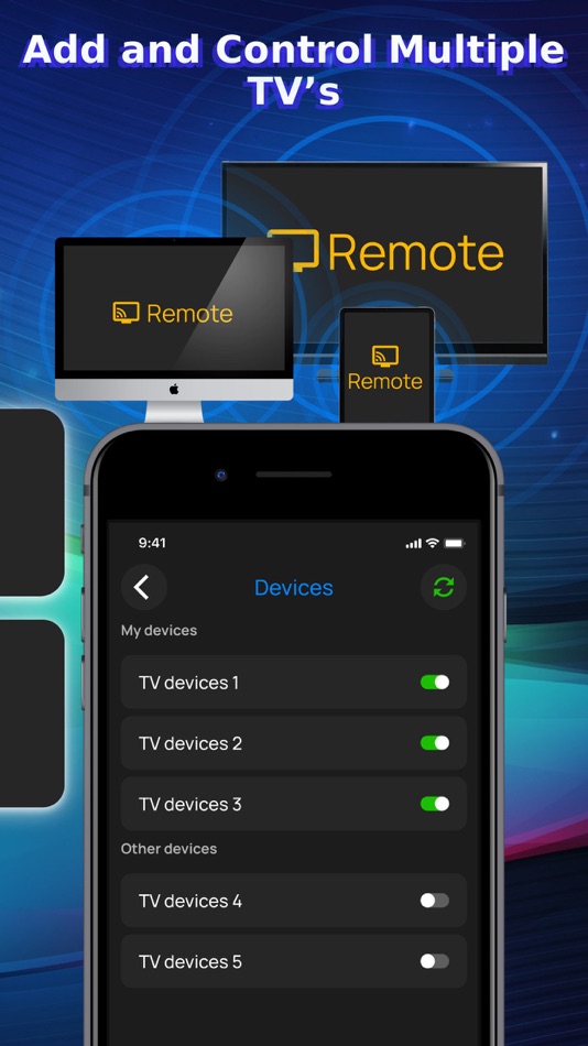 #4. Universal Remote Control App (iOS) 由: Olena Oliinyk