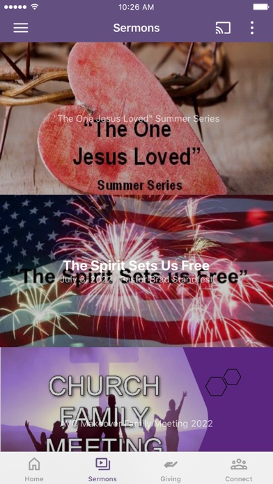 Almont Vineyard Church Screenshot