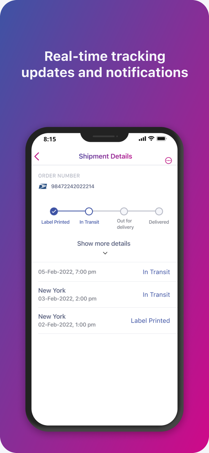 PitneyShip™-Ship and Track
