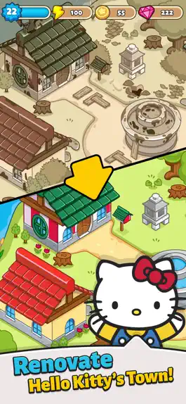 Game screenshot Hello Kitty - Merge Town mod apk