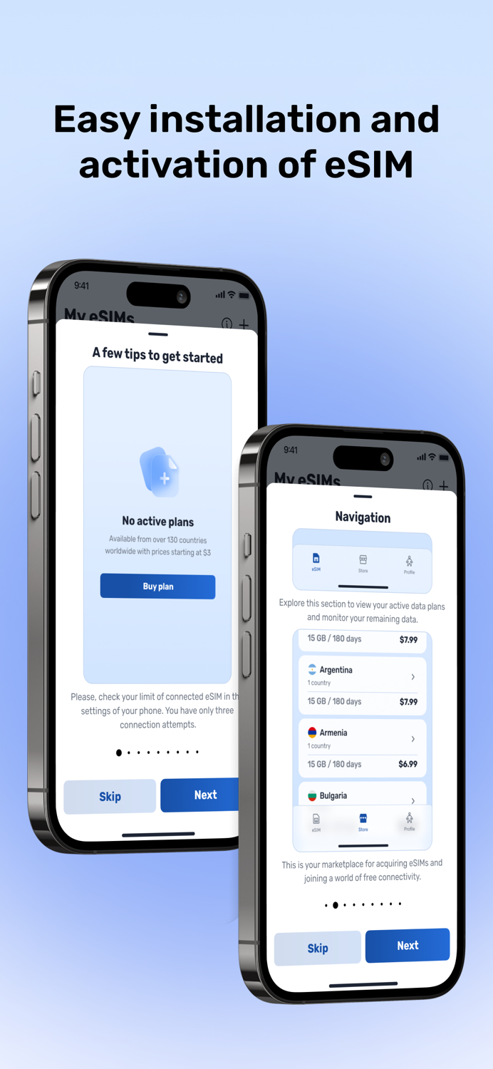 S-eSIM Internet and Data Plans