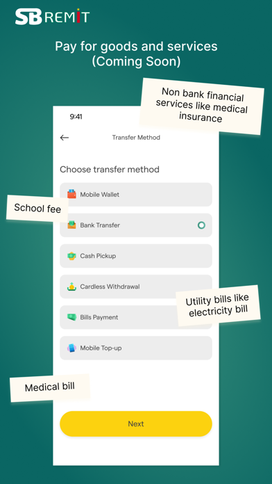 SB Remit: Money Transfer Screenshot