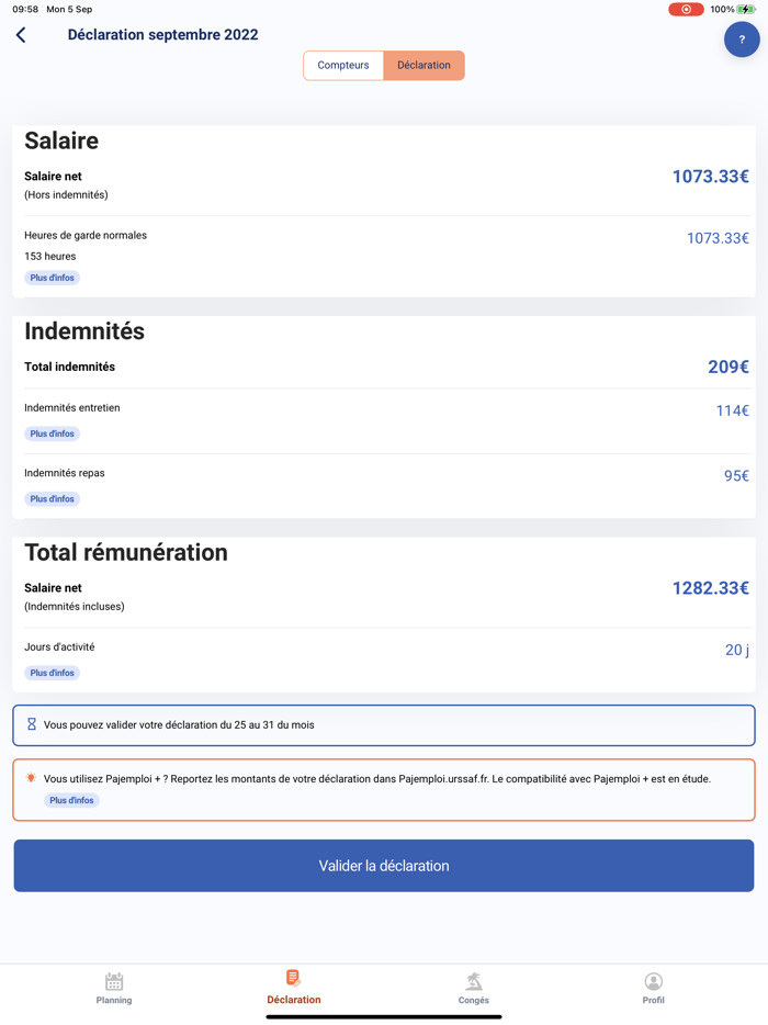 Mon Pajemploi au quotidien