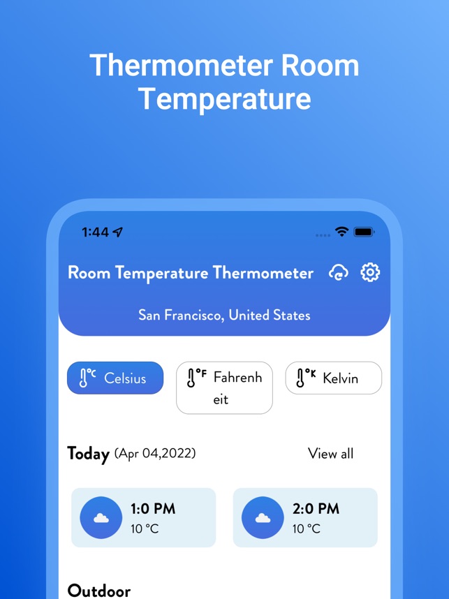 Room Temperature Thermometer on the App Store