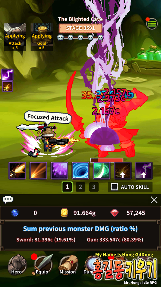 #2. Mr. Hong : Idle RPG (iOS) 由: TaeHoon Kim