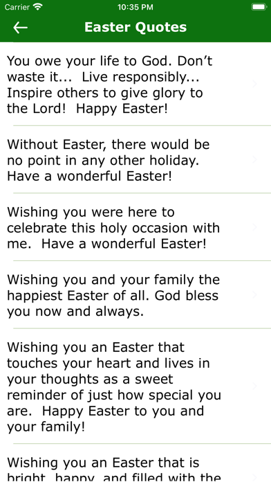 Easter Cards & Greetings Screenshot