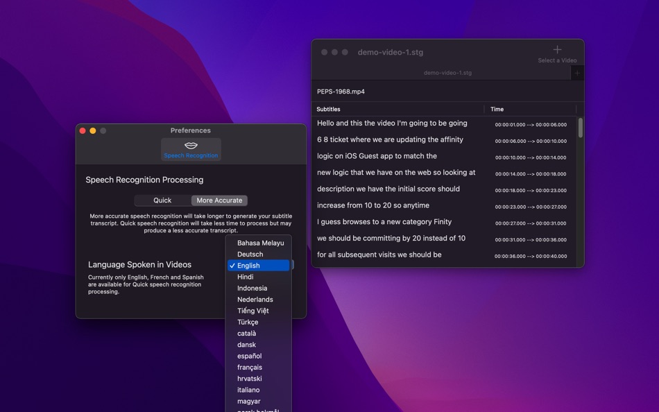 #2. VideoSubs (macOS) 由: Nineone Software Inc.