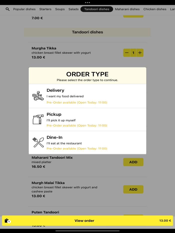 Restaurant Maharani Nuremberg