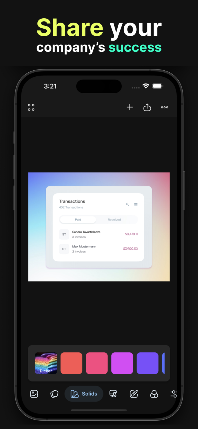 Screenshot Photo Editor Design