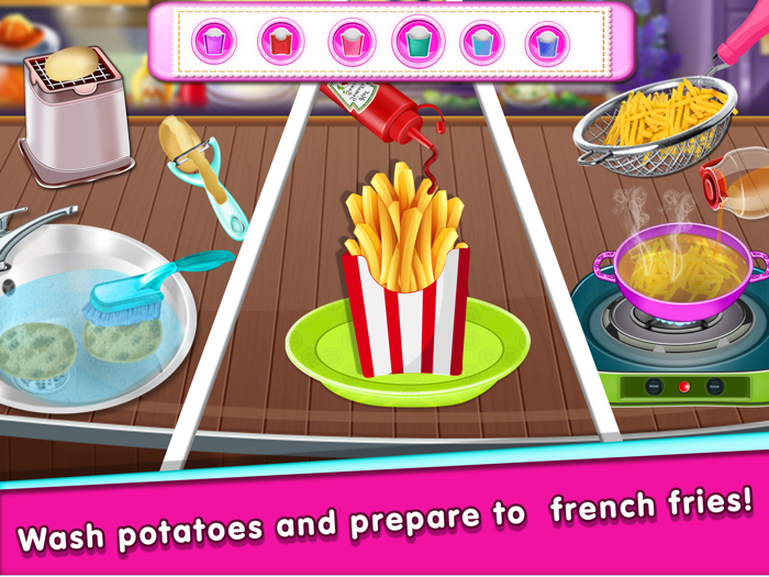 Fast Food Cooking Game