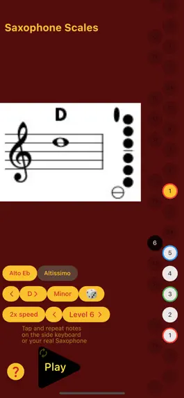 Game screenshot Saxophone Scales hack