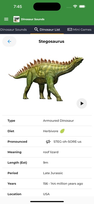 Dino Life: Dinosaur Sound Game on the App Store