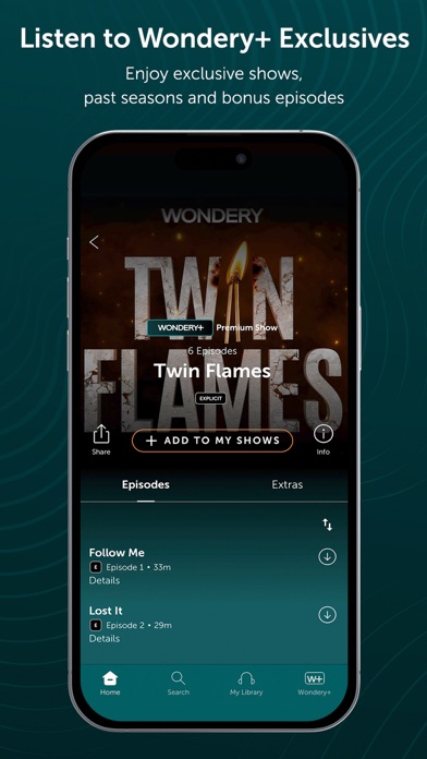 Wondery: Discover Podcasts Screenshot