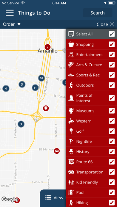 Visit Amarillo Screenshot