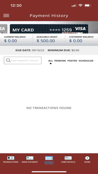 Tappan CU Cards Screenshot