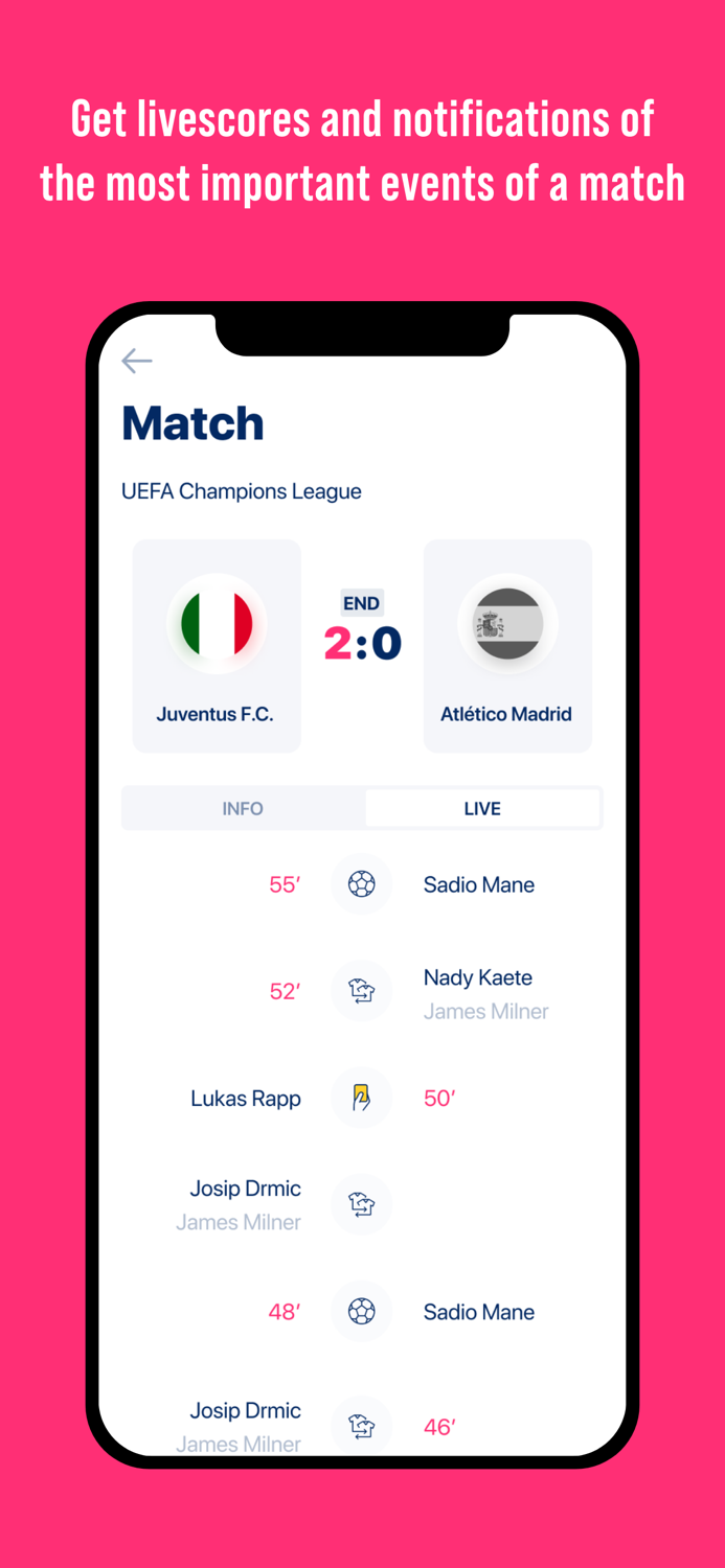 Predictor for soccer - GameOn