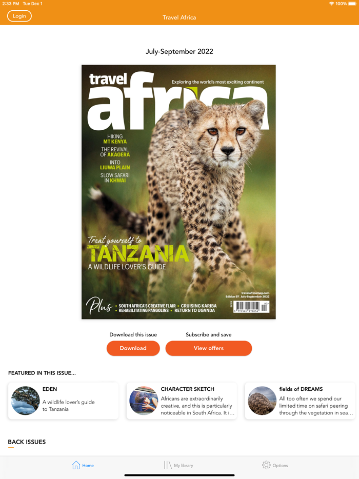 Travel Africa Magazine