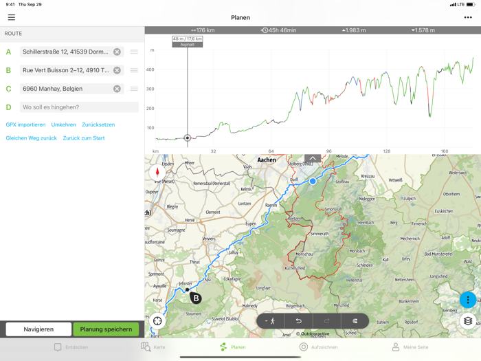 Tourenplaner Grünmetropole