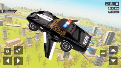 Flying Car Game: Police Games Screenshot