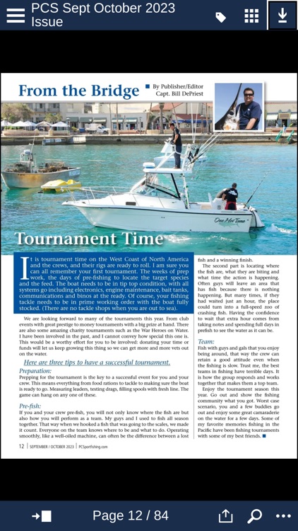 Pacific Coast Sportfishing Mag