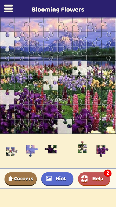 Blooming Flowers Puzzle Screenshot