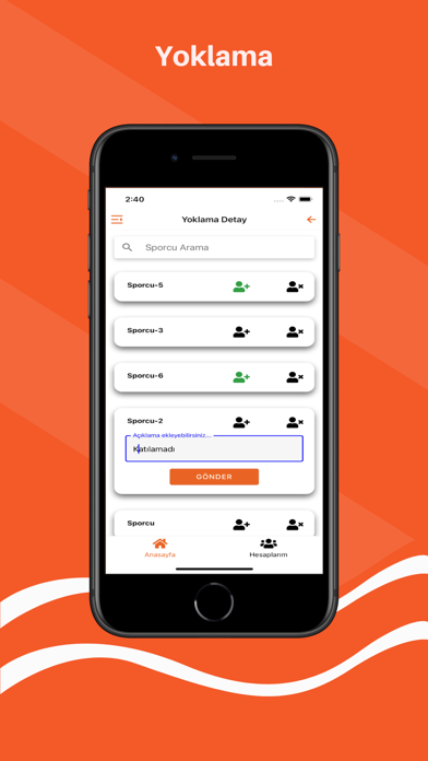 Mobil Sporcu Screenshot