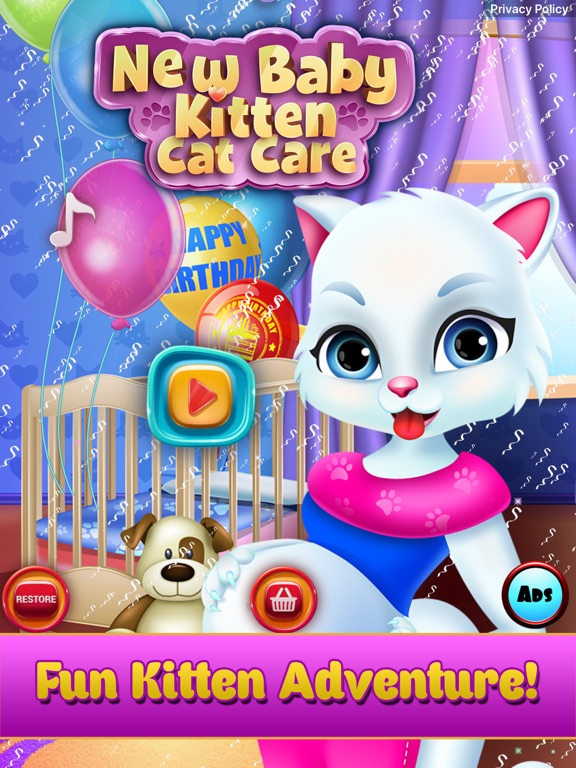 Screenshot #4 pour New Baby Pet Kitten Cat Games