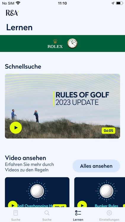 Rules of Golf 2023