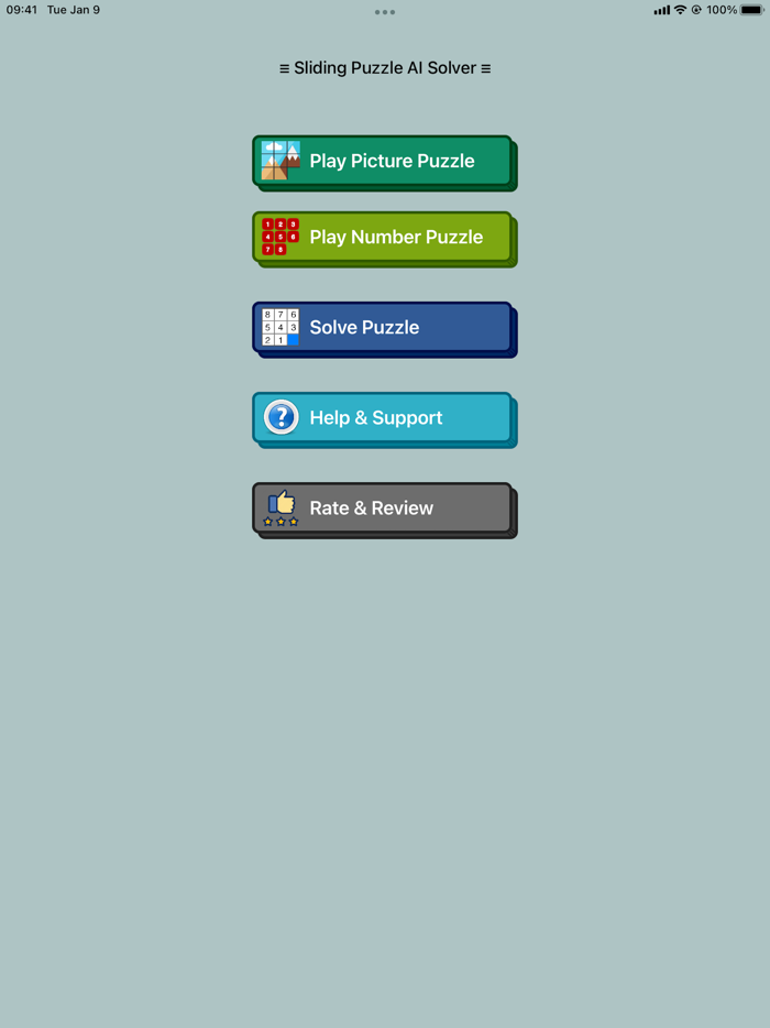 Sliding Puzzle AI Solver