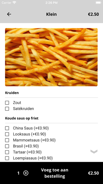Frietstop Halle Screenshot